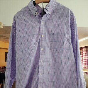 Izod Men's XL Premium Essentials Button-Down Long Sleeve Shirt